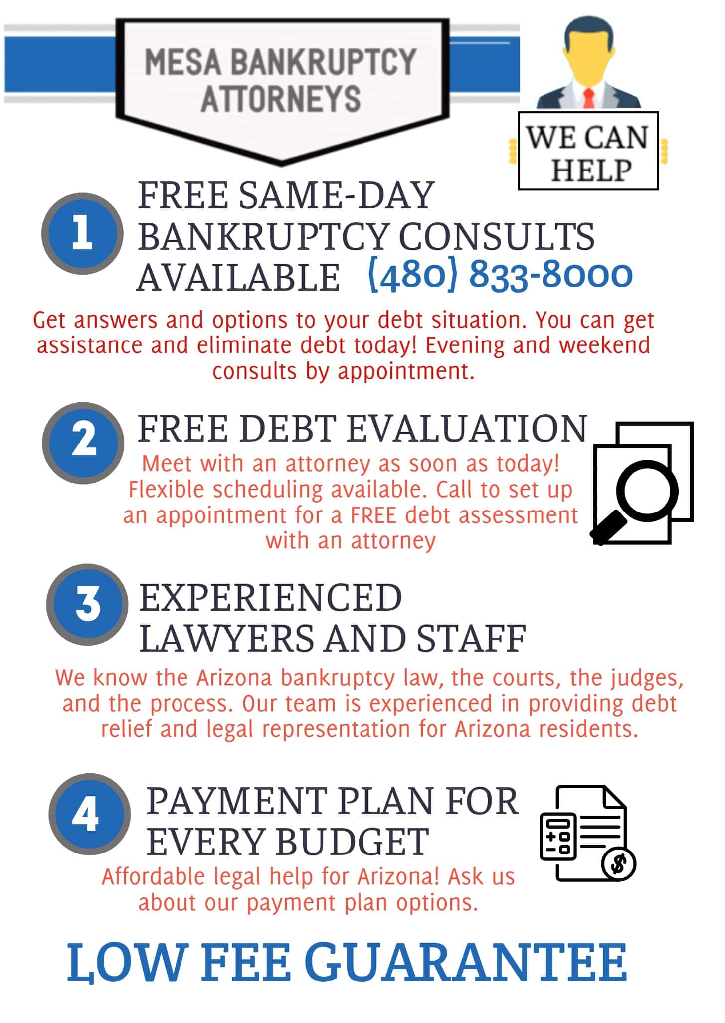 Mesa bankruptcy lawyer, Mesa bankruptcy attorney, Arizona bankruptcy attorney